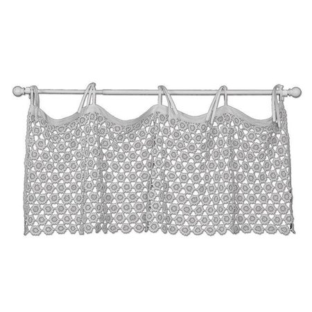 HERITAGE LACE Heritage Lace CEP-4516W 45 x 16 in. Crochet Envy Valance; White CEP-4516W
